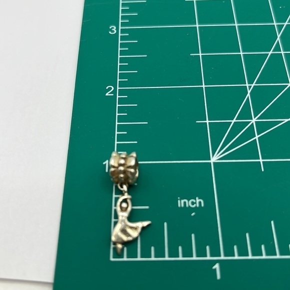 Ballerina Charm 925 Sterling Silver for Necklace or Bracelet Dancer Charm - Picture 8 of 8